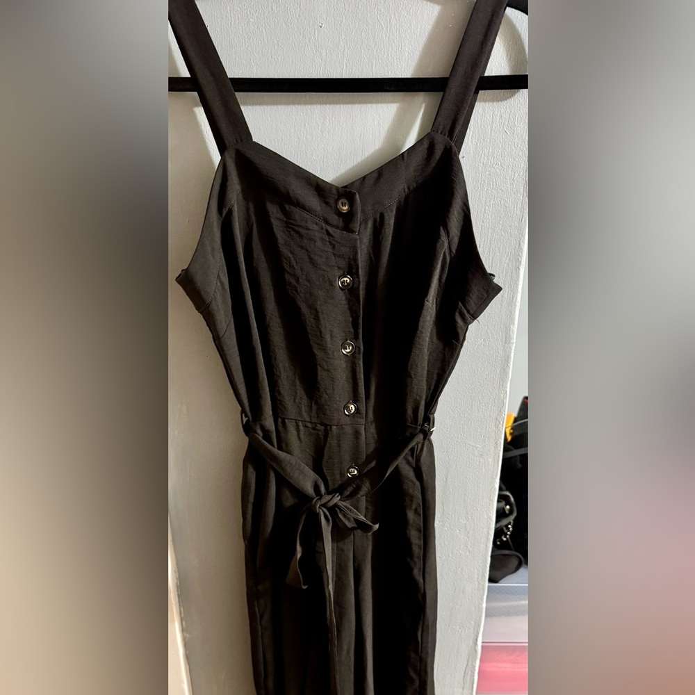 Stylish Black Wide Leg Jumpsuit